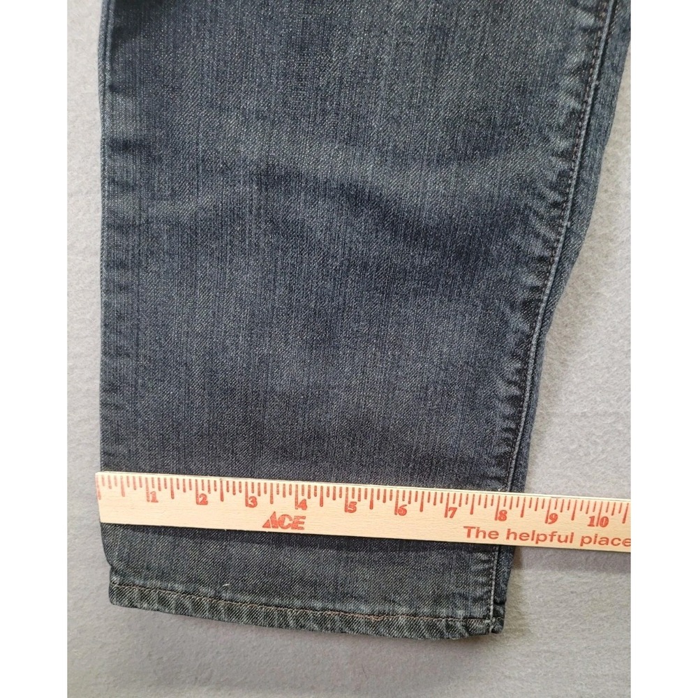 X2 Women’s Boot Cut Jeans in Medium Blue with Dark Stitching - Picture 8 of 10